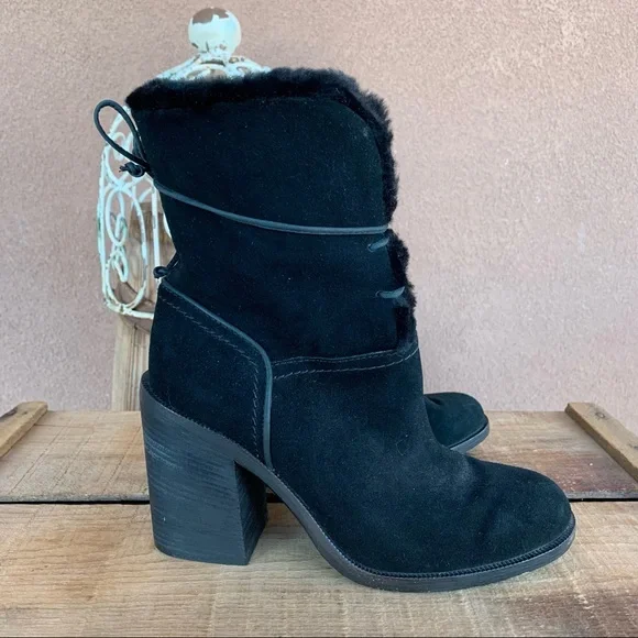 UGG Shoes Ugg Australia Jeremy Black Suede Boot Poshmark